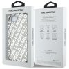 Etui Karl Lagerfeld IML Repeat Logo do   iPhone 16E / 17E srebrny